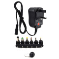12V 12W 30W Universal Adapter AC to DC with 6 DC plugs Adjustable Voltage Power Supply